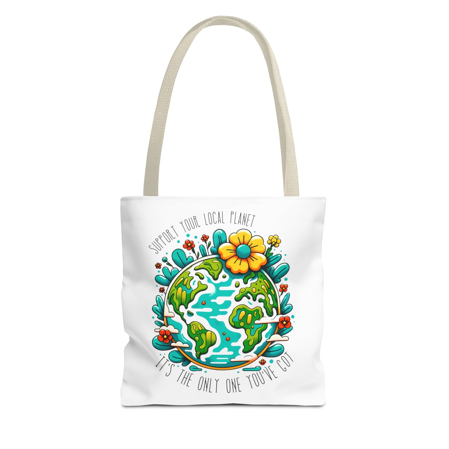 Support Your Local Planet Fashion Tote Bag