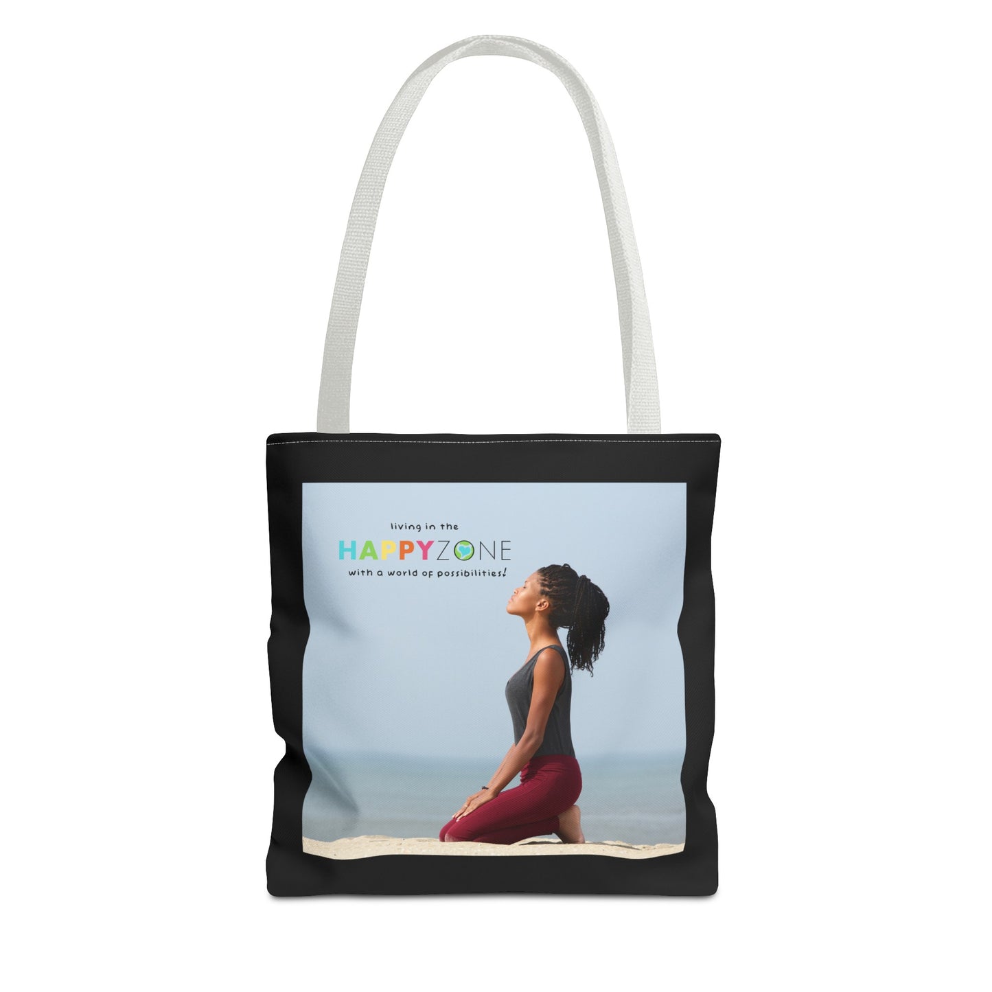 Living in the Happy Zone Fashion Tote Bag