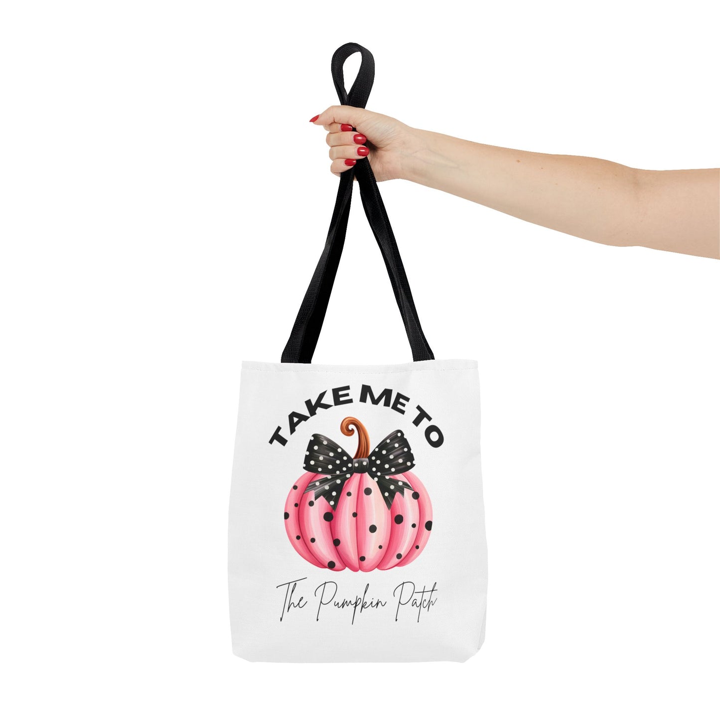 Take Me To The Pumpkin Patch (Pink) Fashion Tote Bag