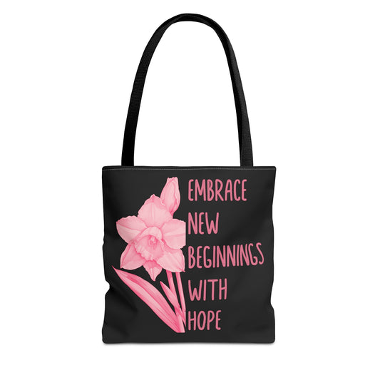 March Inspirational Birth Flower (Daffodil) Fashion Tote Bag