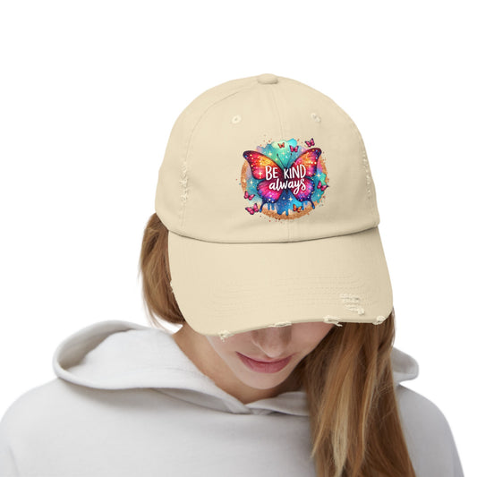 Be Kind Always Distressed Cap