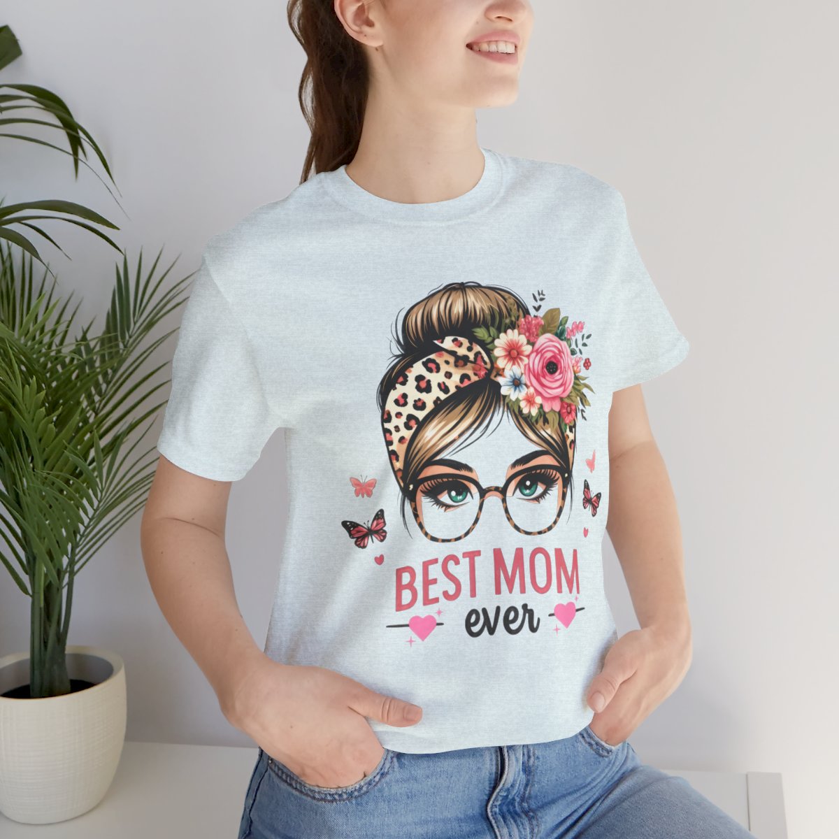 Best Mom Ever Hair Bun T-shirt