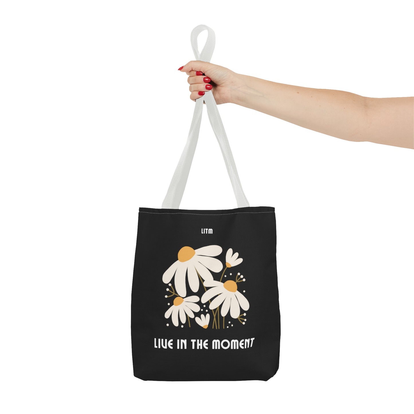 Live in the Moment Fashion Tote Bag