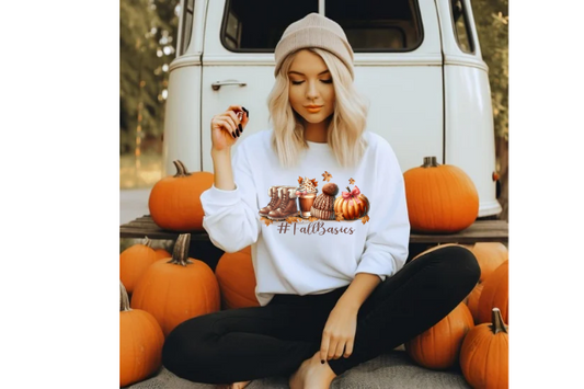 #Fall Basics: Unisex Heavy Blend™ Crewneck Sweatshirt