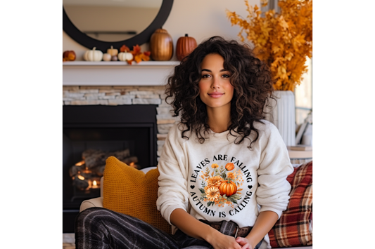Leaves Are Falling, Autumn is Calling: Unisex Heavy Blend™ Crewneck Sweatshirt