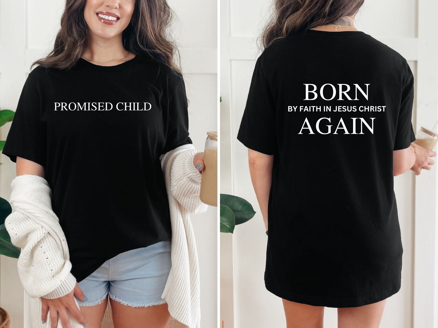 Promised Child T-shirt - Front and Back Designs