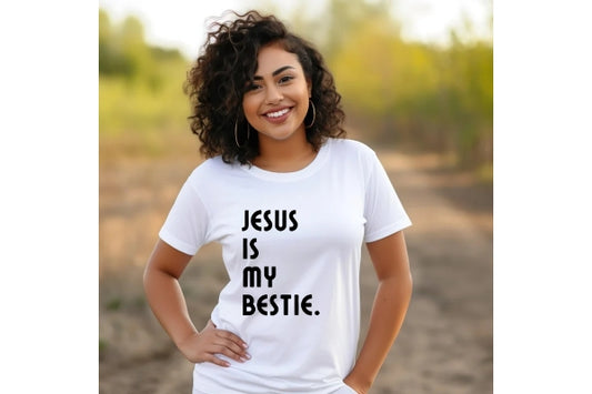 Jesus is My Bestie T-shirt