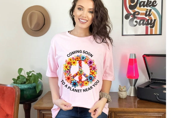 Peace. Coming Soon To A Planet Near You T-shirt