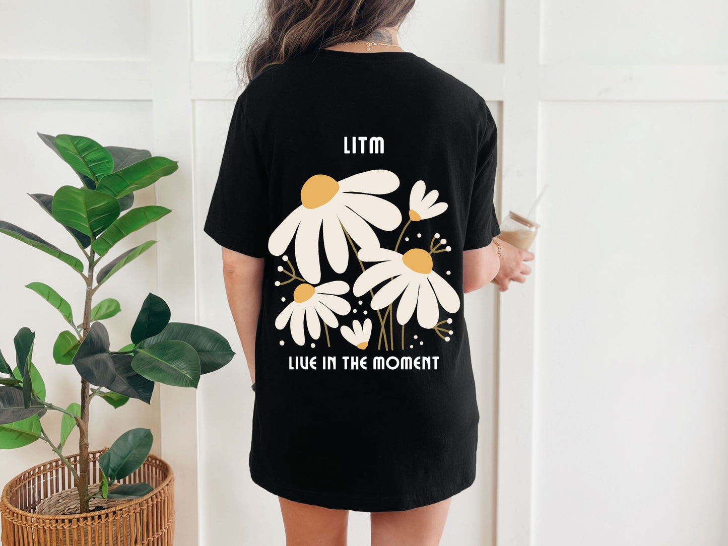 Live in the Moment T-shirt - Front and Back Print