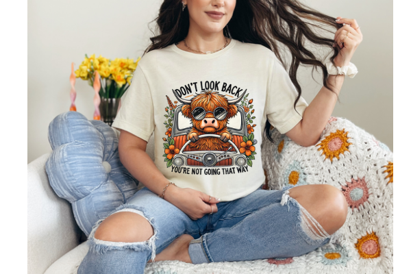 Don't Look Back Heifer T-shirt